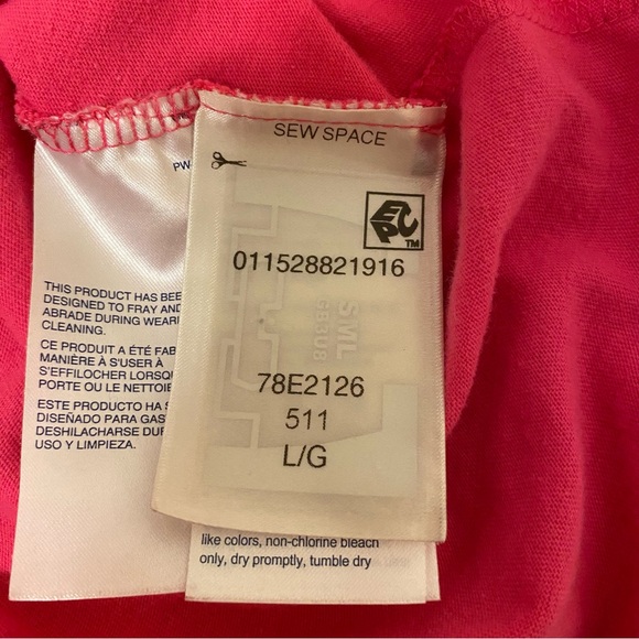 TOMMY HILFIGER - Short Sleeve Embroidered Fuzzy Logo T-Shirt - Size L - Picture 8 of 13